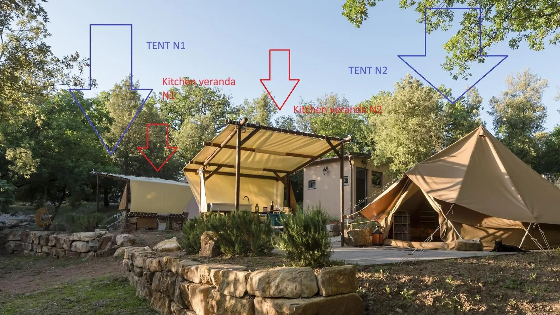 Luxury tent Glamping Serraiola Alta Frassine